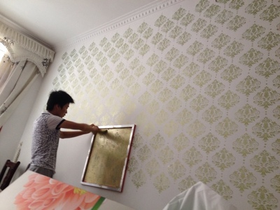 廠家直銷液體壁紙絲網模具印花模具液體墻紙漆模具硅藻泥印花模具